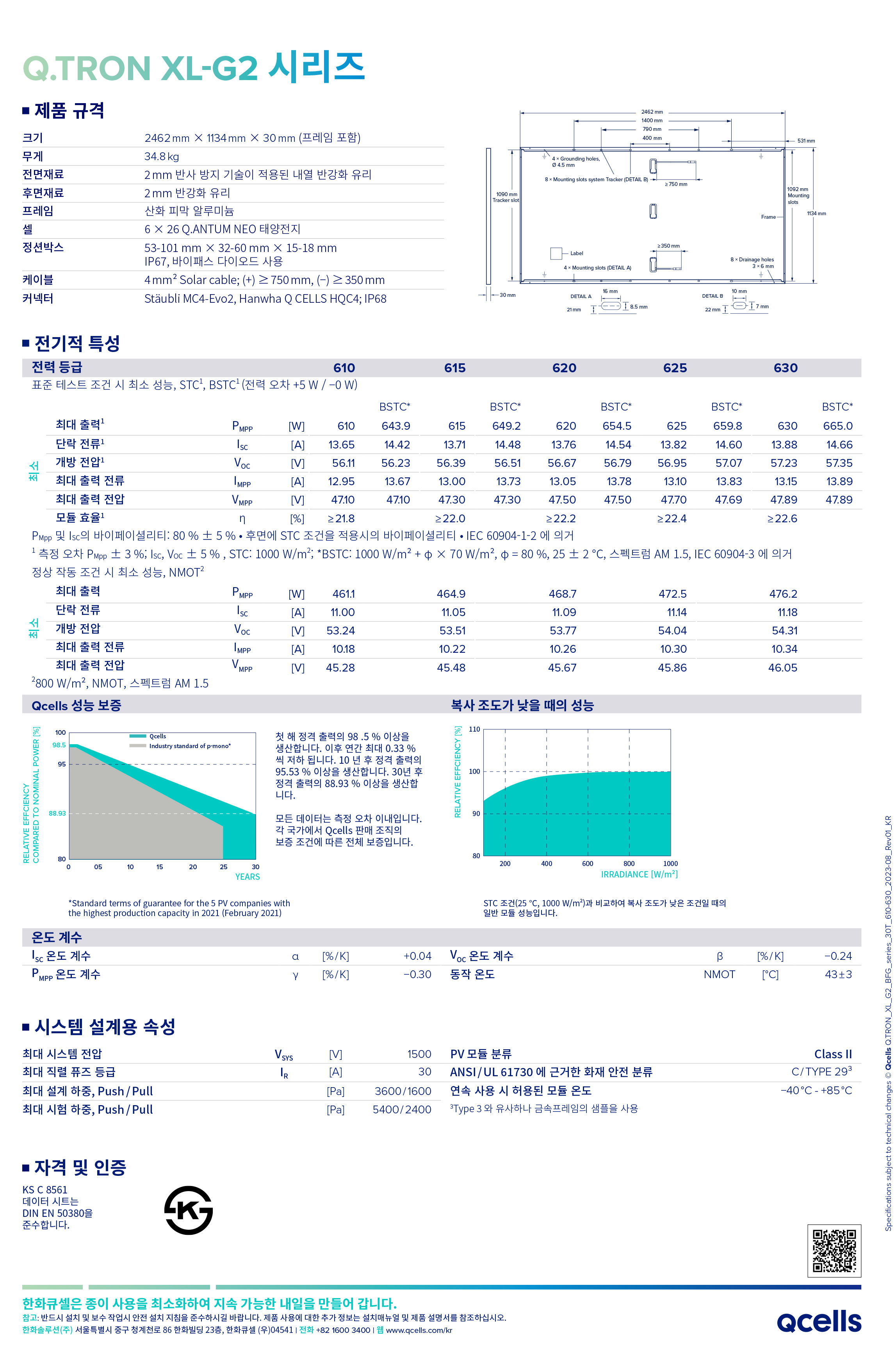 Q.TRON XL-G2.7 양면 615W 제품 이미지 3